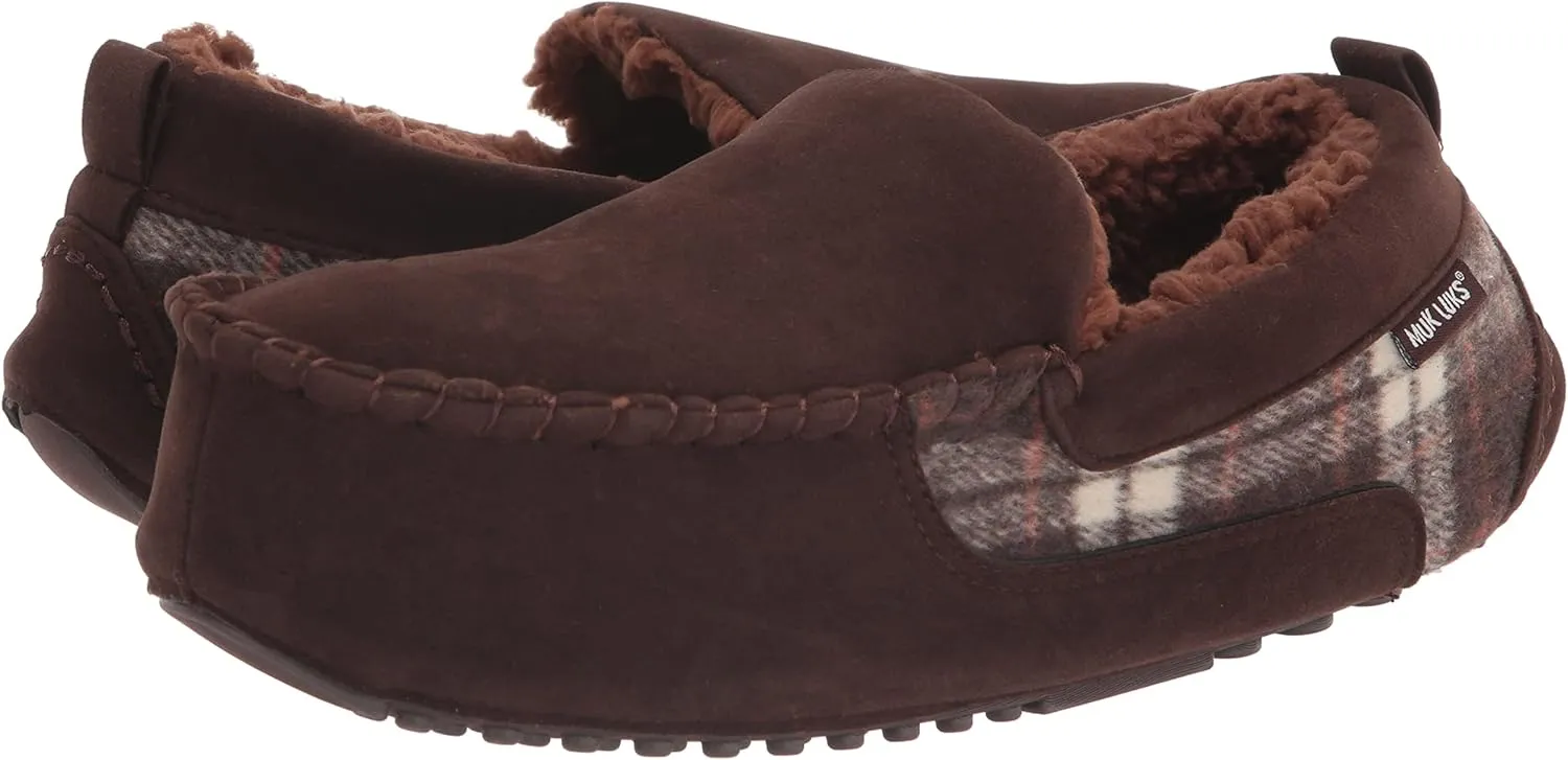 MUK LUKS Men's Emmett Moccasin Slippers