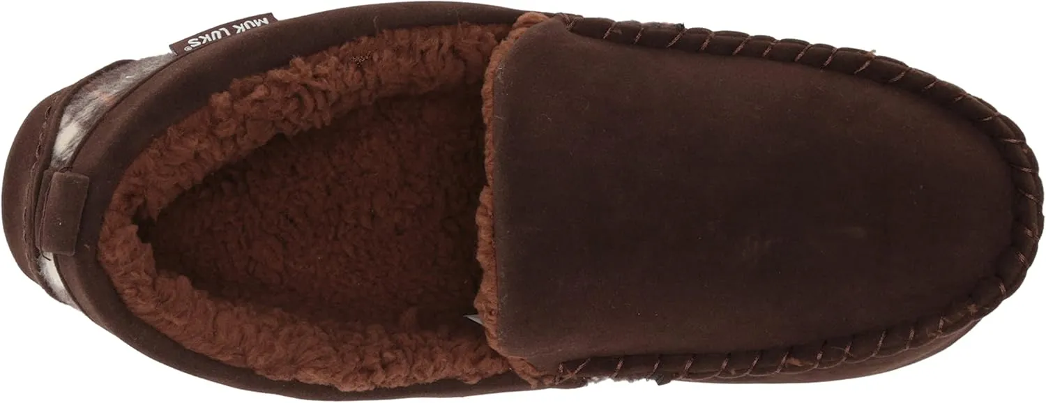 MUK LUKS Men's Emmett Moccasin Slippers