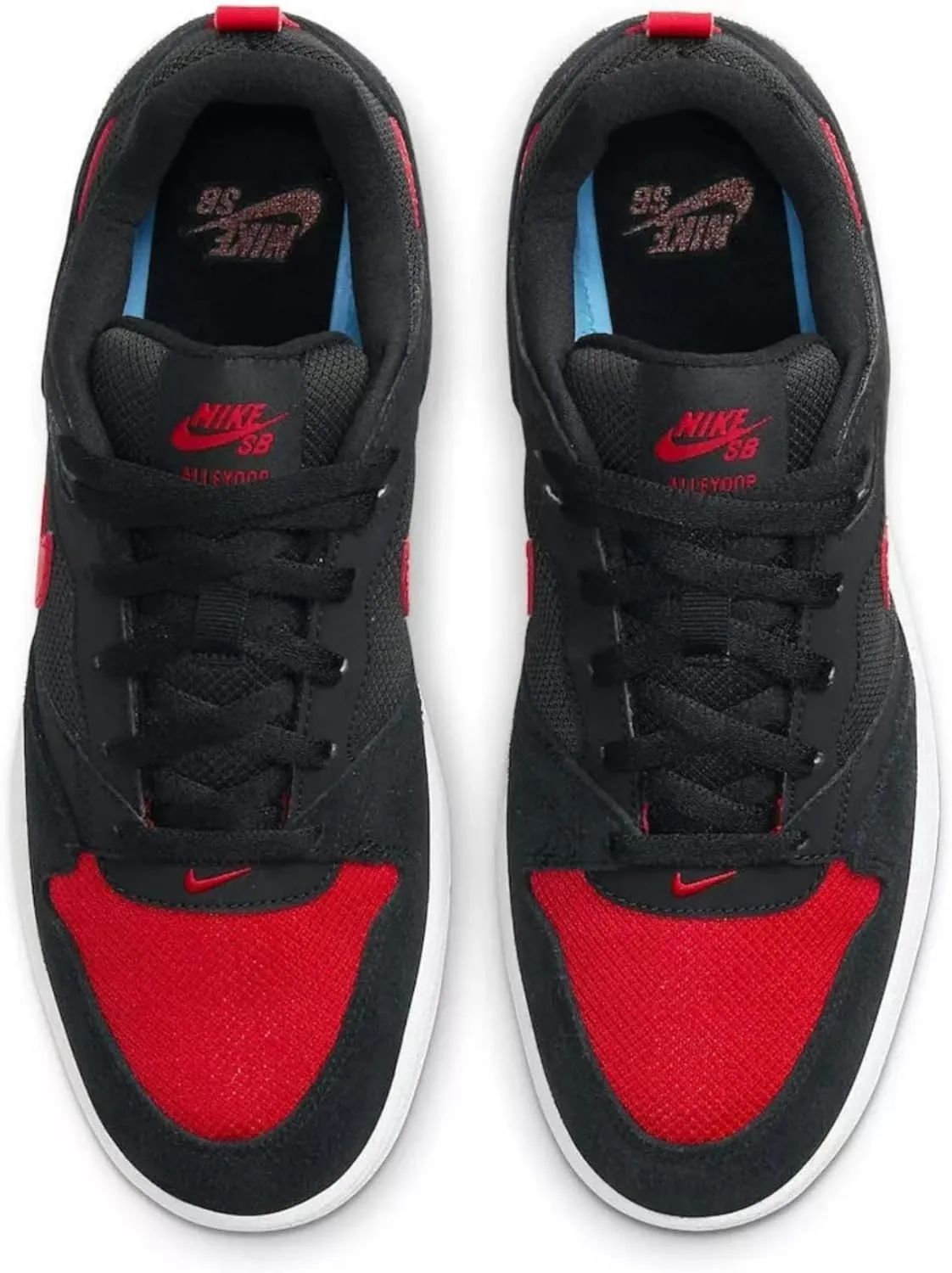 Nike SB Alleyoop 'Bred', Black/White/University Red, CJ0882-006, Men's Skate Shoes