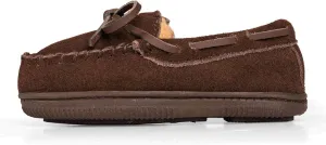 NORTY Moccasin House Slippers for Kids- Slip-On Toddler Shoes for Boys and Girls - Suede - Runs True to Size
