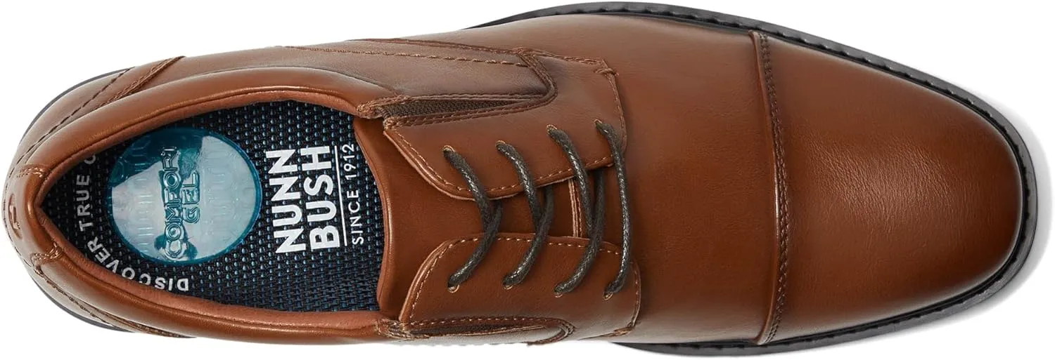 Nunn Bush Men's Jarvis Cap Toe Oxford Dress Casual Business Formal Lace Up