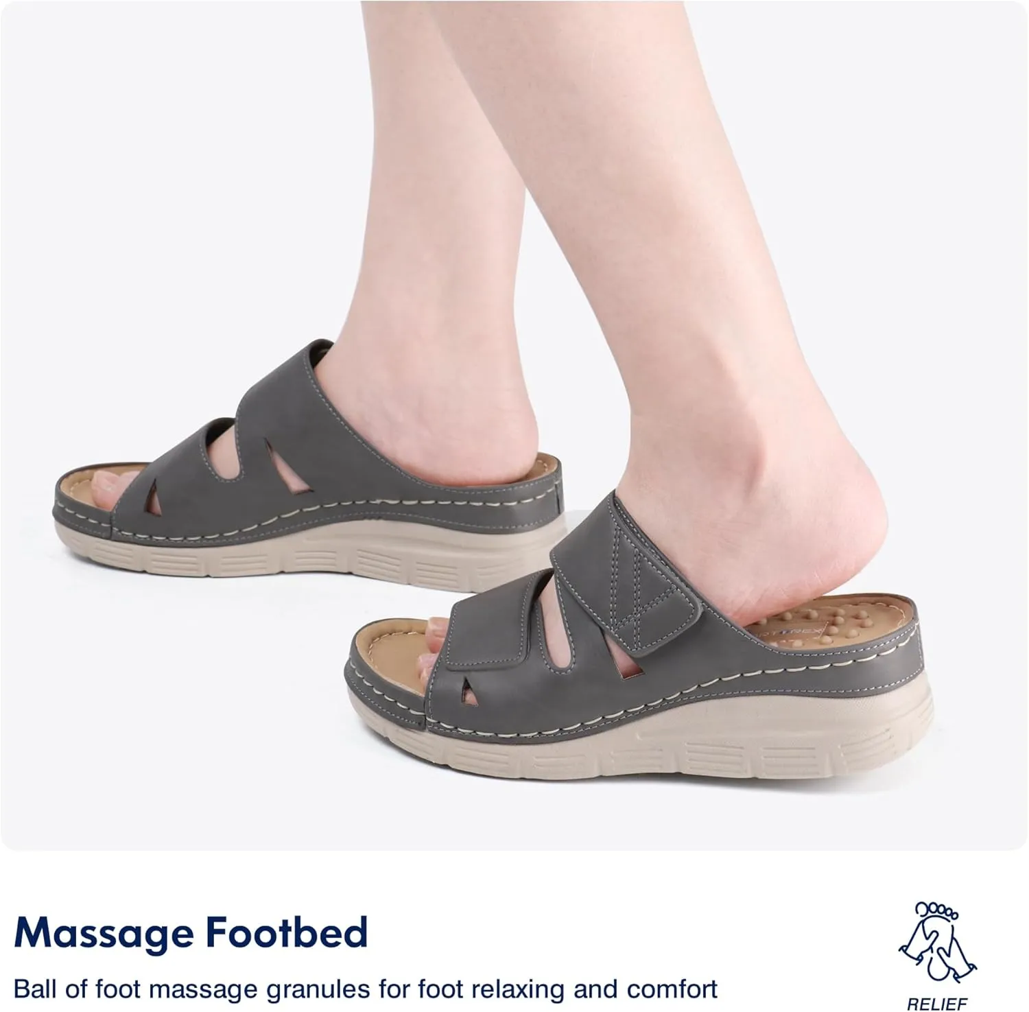 Ortho rest Women Arch Support Slides Orthotic Walking Sandals Orthopedic Sandals