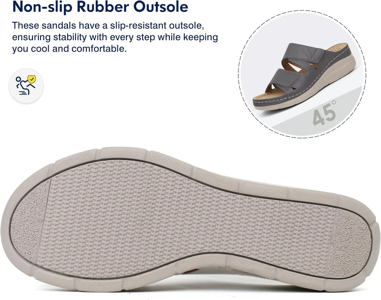 Ortho rest Women Arch Support Slides Orthotic Walking Sandals Orthopedic Sandals