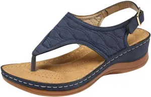 Orthotic Sandals for Women with Arch Support Back Strap Flip Flops Beach with Flowers Sandal Comfortable Dressy Wedge Arch Support Women's Orthotic Shoes Comfortable Orthopedic Shoe for Woman