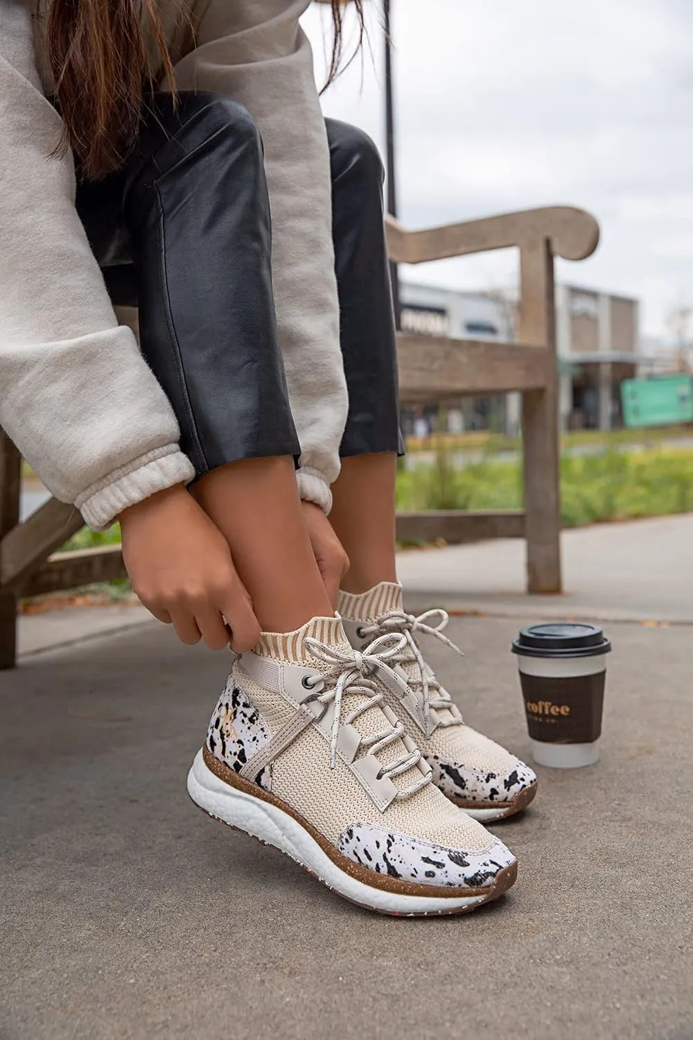 OTBT Women's Hybrid High Top Sneaker