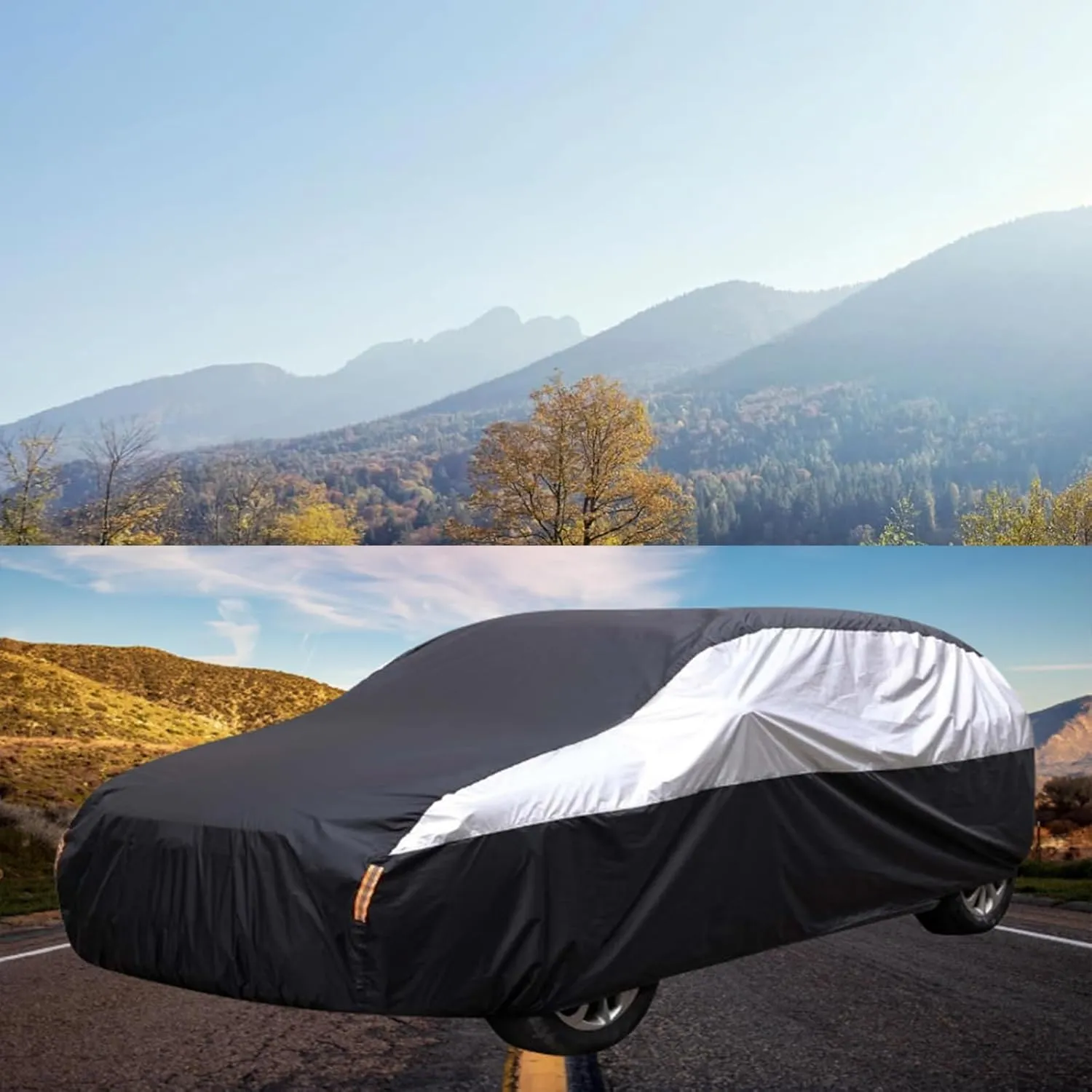 Outdoor Car Cover Compatible with Daewoo Nexia Saloon 1995-1997 Waterproof All Weather Breathable Large Car Cover,with Zipper,Custom Full Car Covers,Suitable for All Seasons(06)