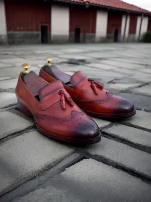 Oxford Regent – Patina Tassel Brogue Loafer