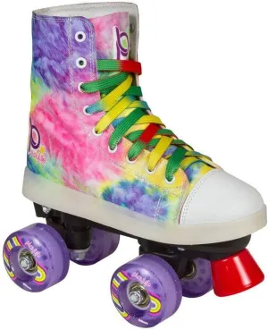 Playlife Funky Tie-Dye LED Light Up Quad Skates