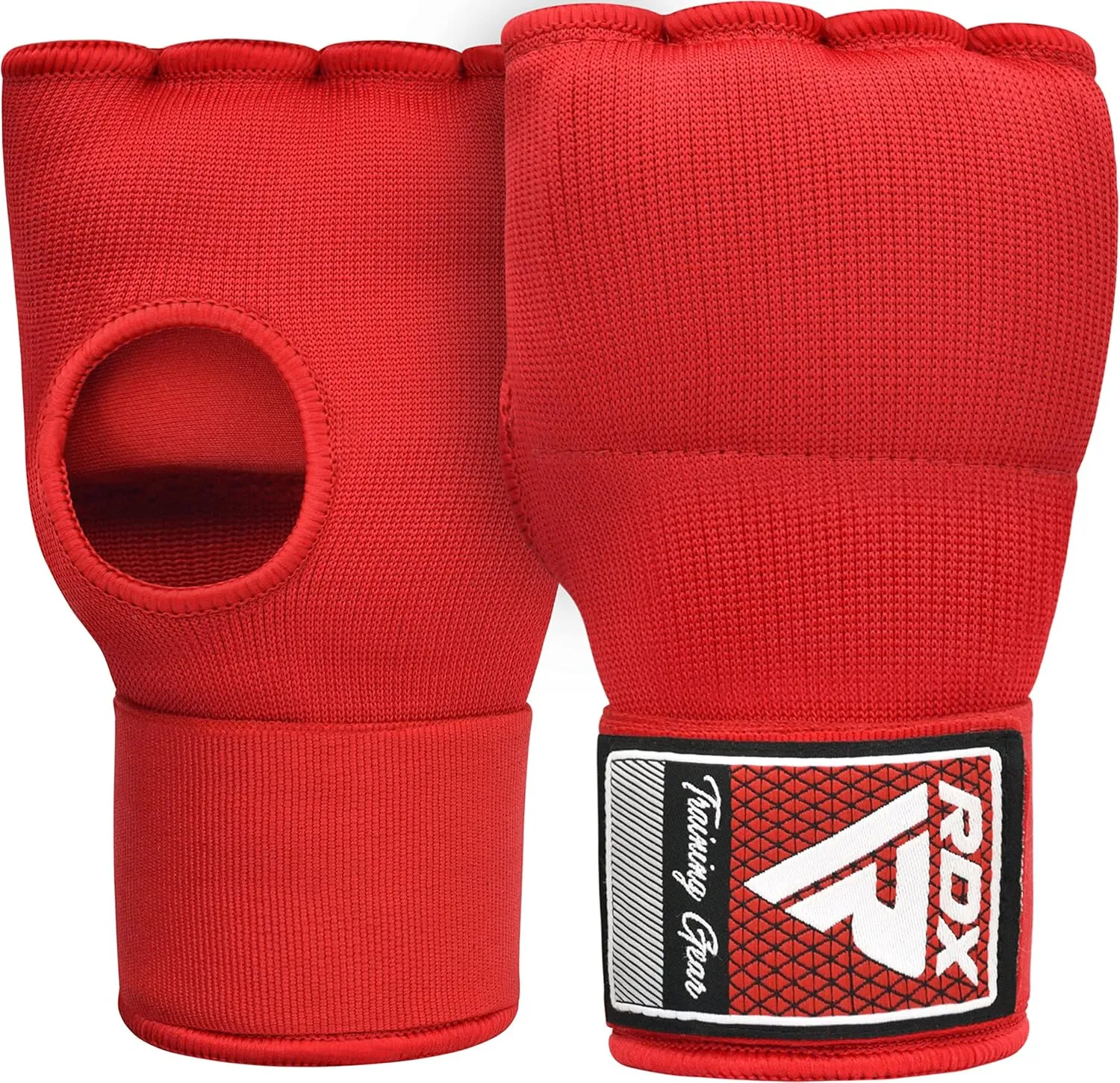 RDX Gel Boxing Hand Wraps Inner Gloves Men Women, Quick 100cm Long Wrist Straps, Elasticated Padded Fist Under Mitts Protection, Muay Thai MMA Kickboxing Martial Arts Punching Training Bandages