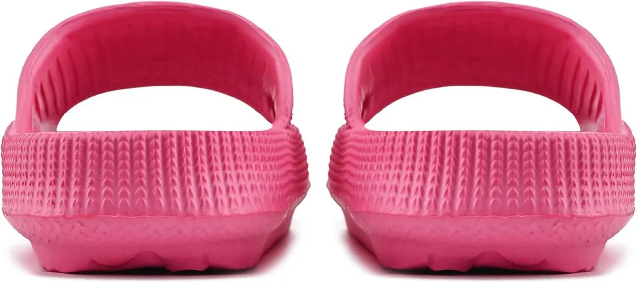Sharllen Cloud Slides for Boys & Girls - Non-Slip House Slippers for Kids - Beach Slide Sandals in Black, White & Beige