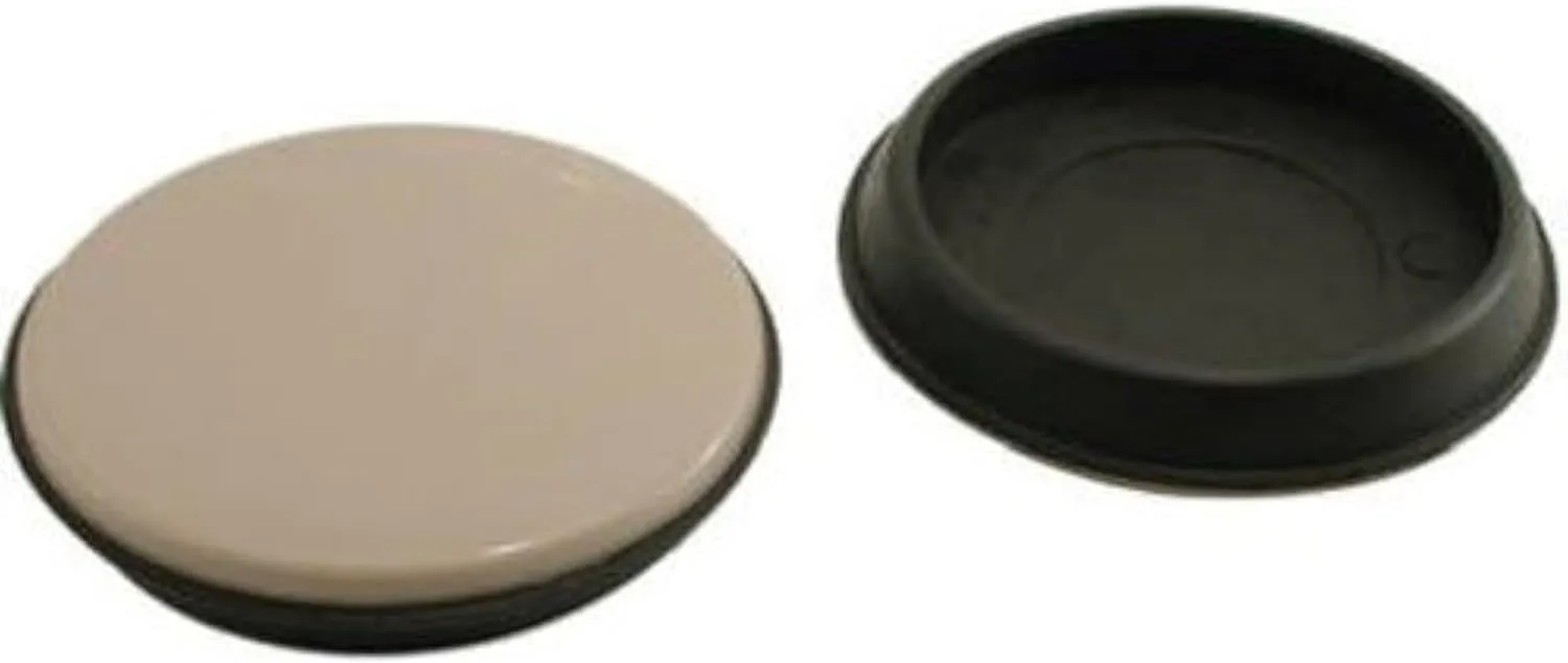 Shepherd Hardware 9222 2-3/4-Inch Reusable, Round, Slide Glide Furniture Cups, 4-Pack