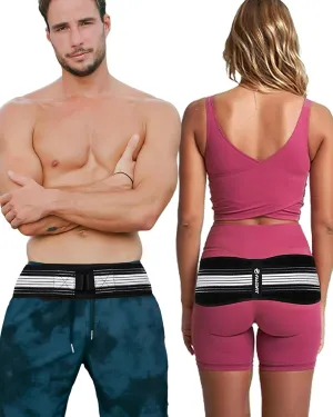 Si Belt - Sacroiliac Belt for Men and Women - Lower Back Support Belt - Pelvic Support Belt - Lower Back Pain Relief Belt - Sciatica Pelvic Lumbar Hip Pain Relief, Widened Hip Belt (Medium)