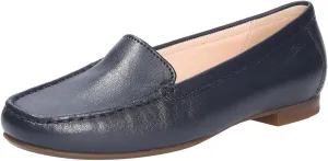 Sioux Women's Zalla Moccasin, Bleu Night, 10 Women