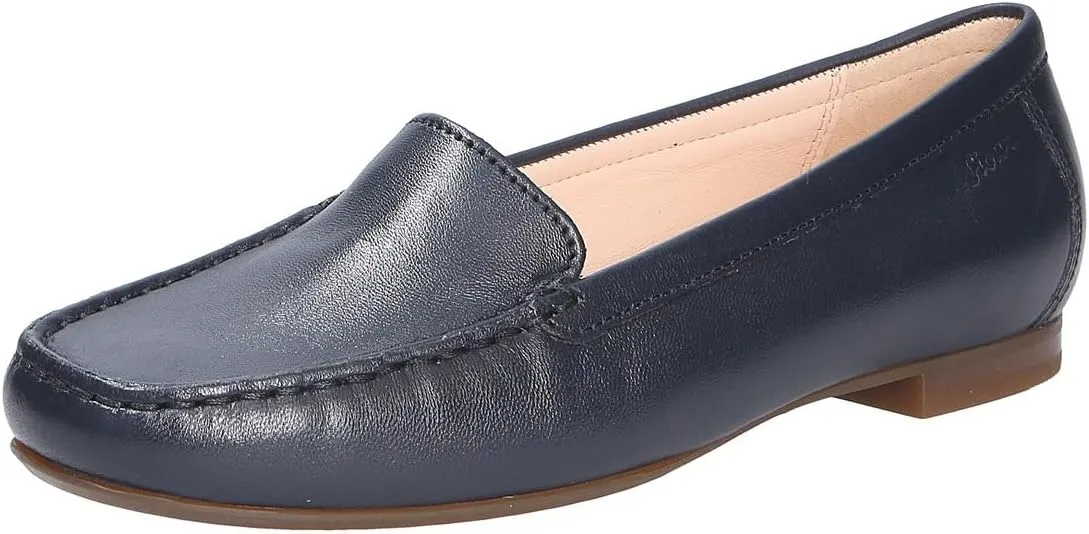 Sioux Women's Zalla Moccasin, Bleu Night, 10 Women