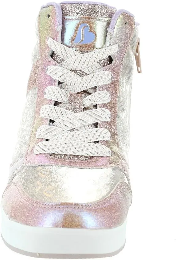 Skechers Girl's Street Standouts 2.0-Leopard Shine Sneaker