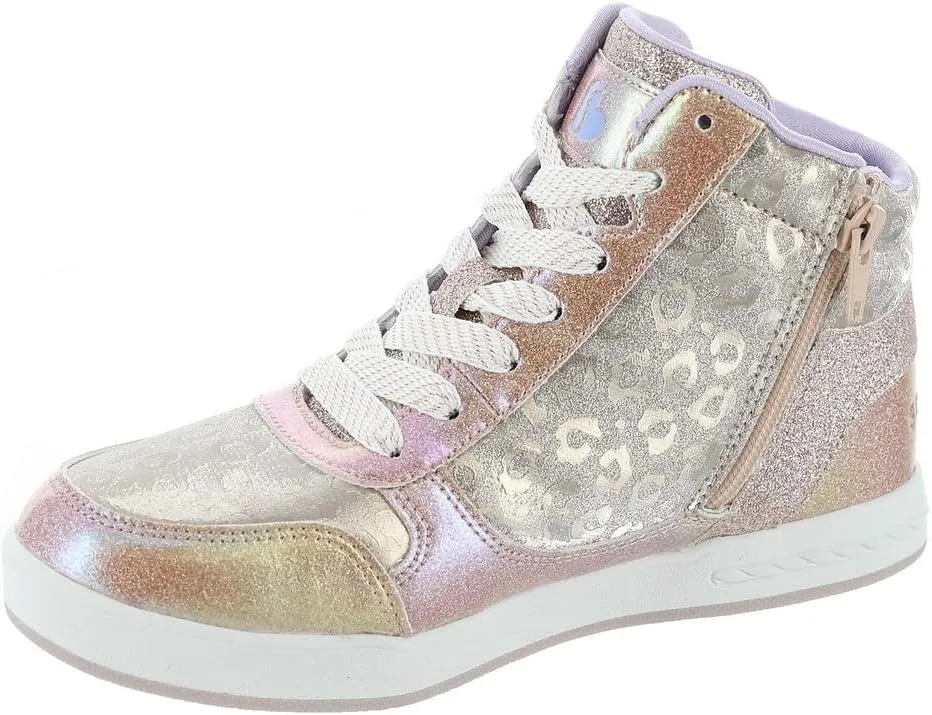 Skechers Girl's Street Standouts 2.0-Leopard Shine Sneaker