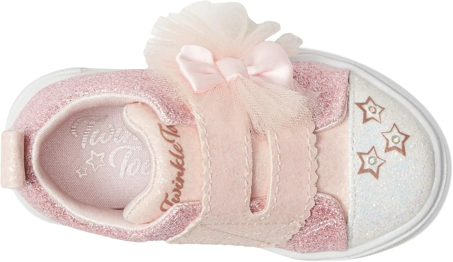 Skechers girls Twinkle Sparks Glitter Gems sneaker