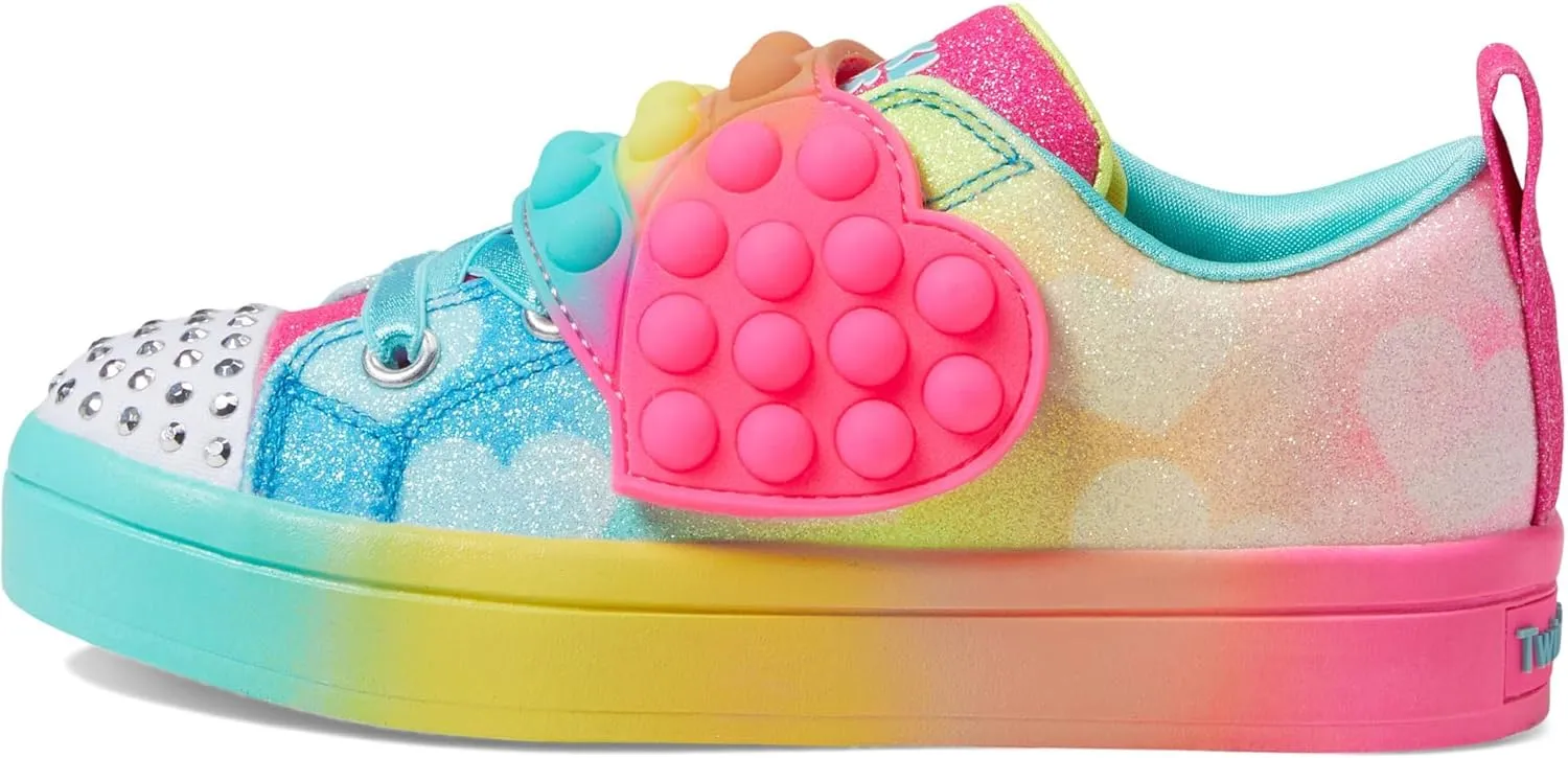 Skechers Unisex-Child Twinkle Toes TWI-Lites 2.0-Heart Pops Sneaker