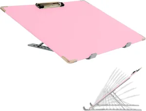 Slant Board for Writing 16 x 12 Inch Adjustable Tilted Writing Board Sloped Surface to Improve Handwriting Legibility 20°Slanted Clipboard for Writing Reading Drawing