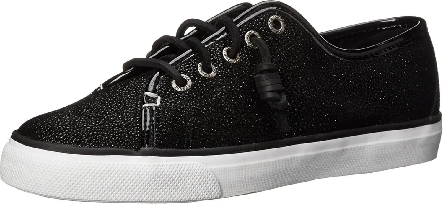 Sperry Top-Sider Women's Seacoast Black Caviar Sneaker 6 M (B)