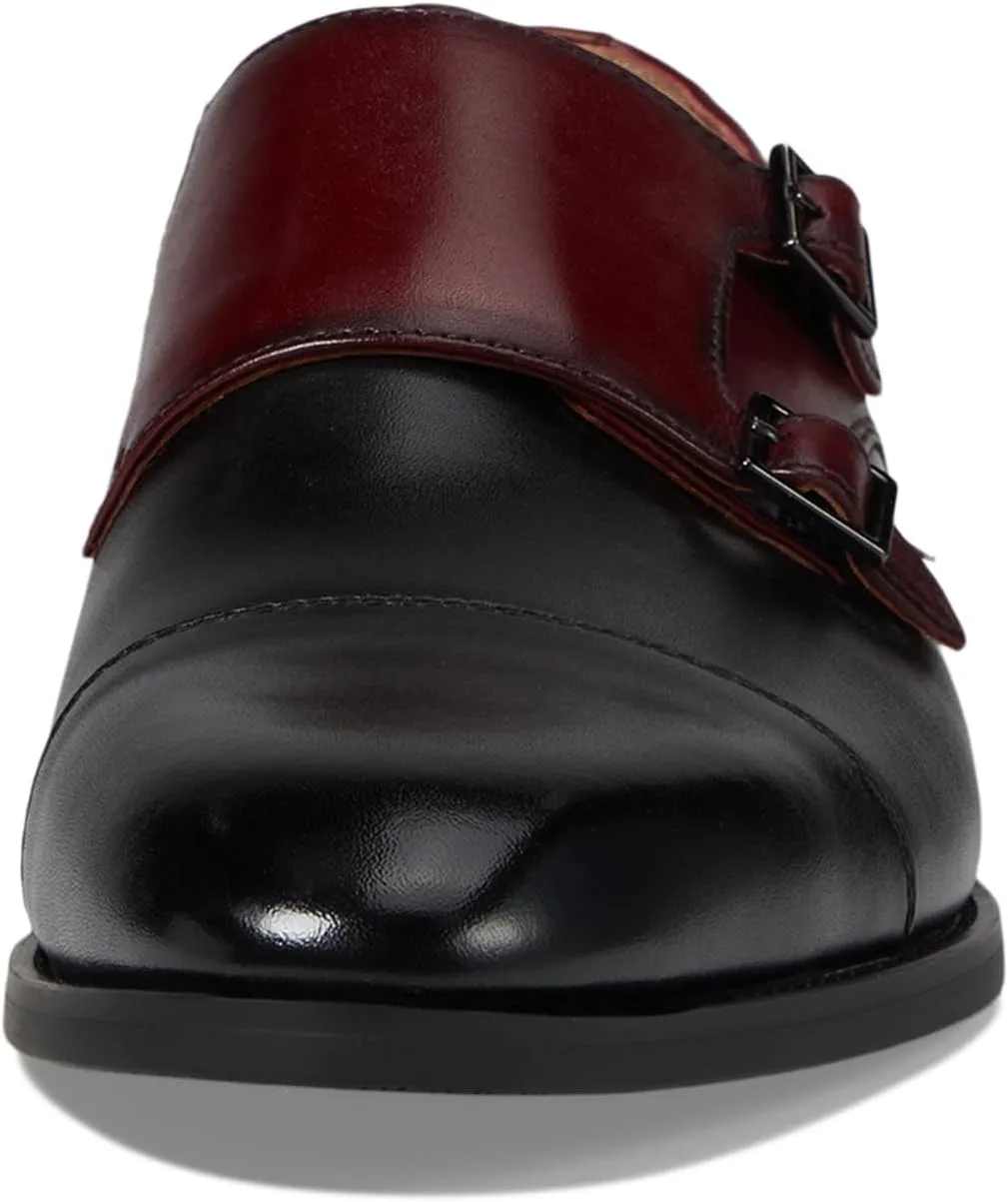Stacy Adams Men's Raythorne Cap Toe Double Monk Strap Loafer