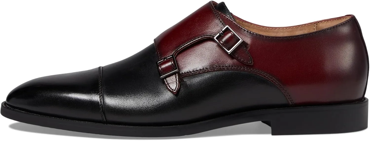 Stacy Adams Men's Raythorne Cap Toe Double Monk Strap Loafer