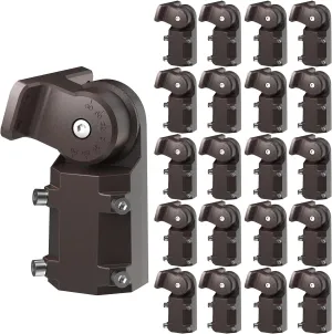 Sunco 20 Pack Slip Fitter Adapter for LED Parking Lot Light, Adapter for Shoebox Commercial Street Area Lighting Accessory, Wet Rated, 5 Year Warranty