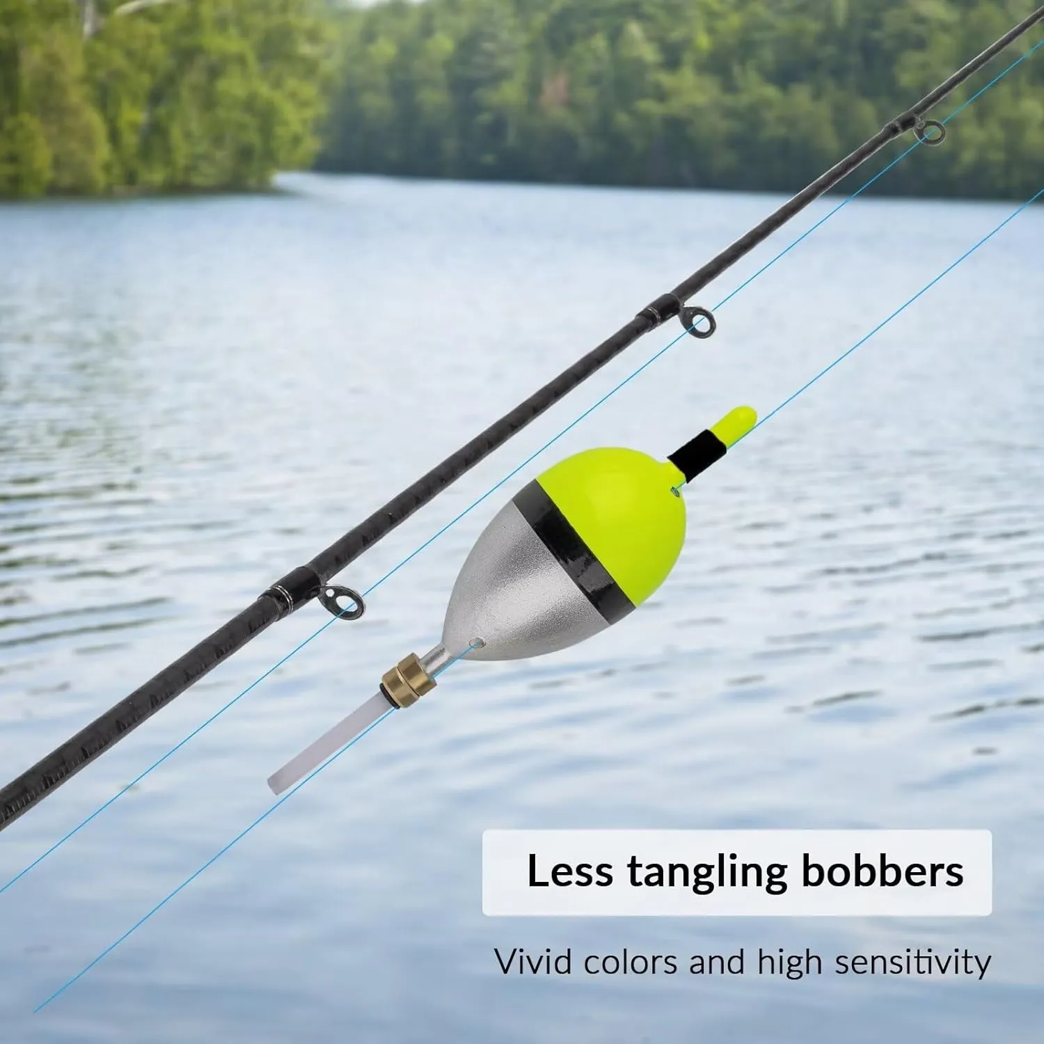 THKFISH Fishing Bobber Slip Bobber Fishing Floats for Crappie Balsa Bobbers for Panfish,Walleye,Salmon Floatage