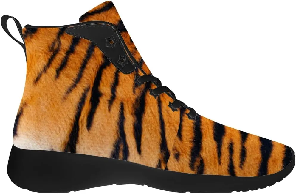 Tiger Shoes for Women Men High Top Sneakers High Top Shoes Gifts for Boyfriend Girlfriend