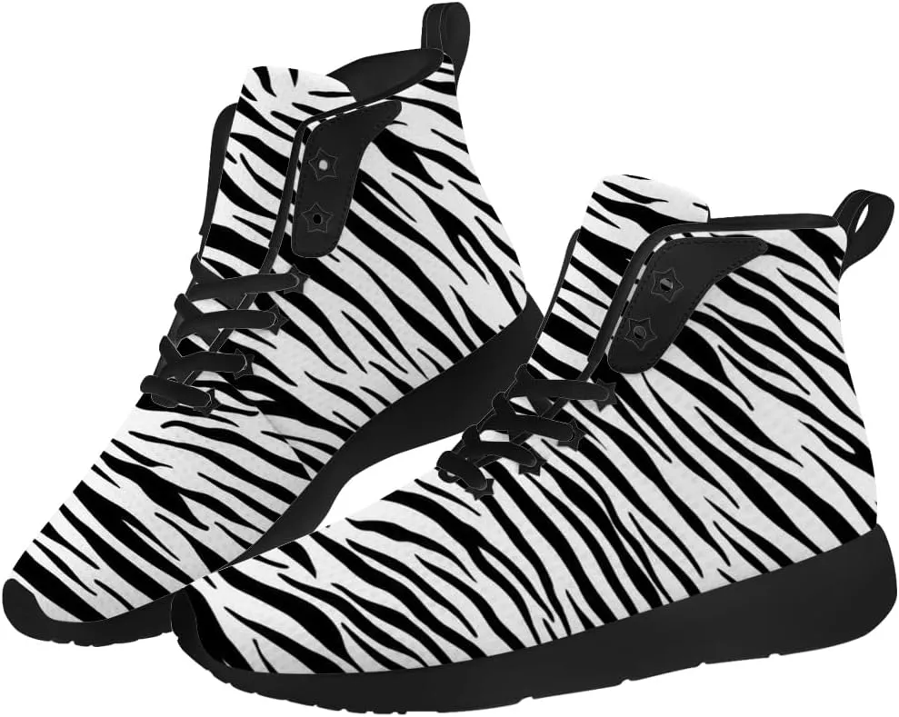 Tiger Shoes for Women Men High Top Sneakers High Top Shoes Gifts for Boyfriend Girlfriend