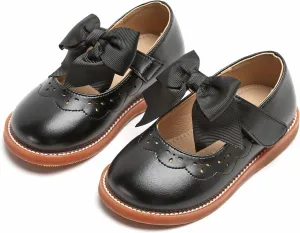 Todder Little Girls Oxford Shoes Mary Jane T-Strap School Uniform Party Dress Flat Shoes