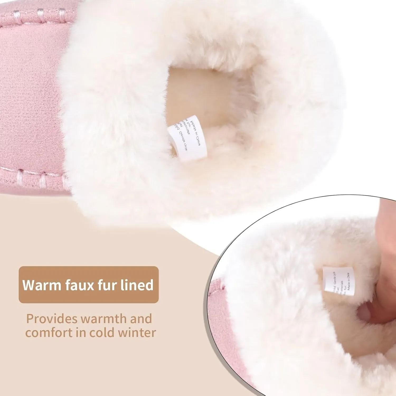 Toddler Kids House Shoes Slippers with Memory Foam Fuzzy and Warm Cozy Comfort Fleece Clog Slip On Sole Protection for Boys Girls Indoor Outdoor