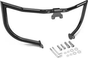 Touring Crash Bar Chopped Engine Guard 1-1/4" Front Highway Bars Bumper Protector for 2014-2025 Harley Road King Street Electra Glide Special FLHX FLHXS FLHR FLHRXS