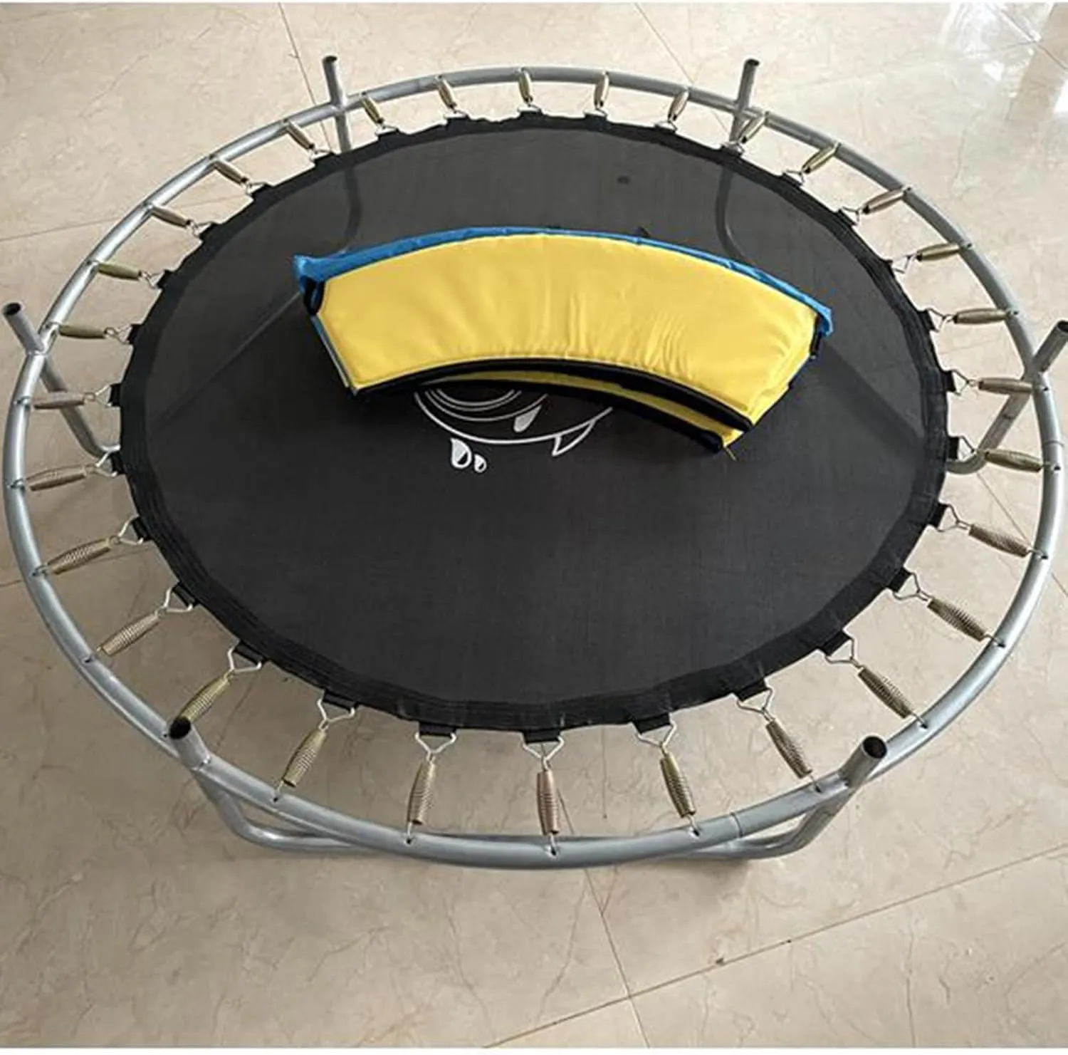 Trampoline Spring Cover, Mini Trampoline Cover, Trampoline Pad Replacement, Round Arch Trampoline Accessories for Kids Adults, Waterproof and Tear-Resistant(Blue,1.5m)