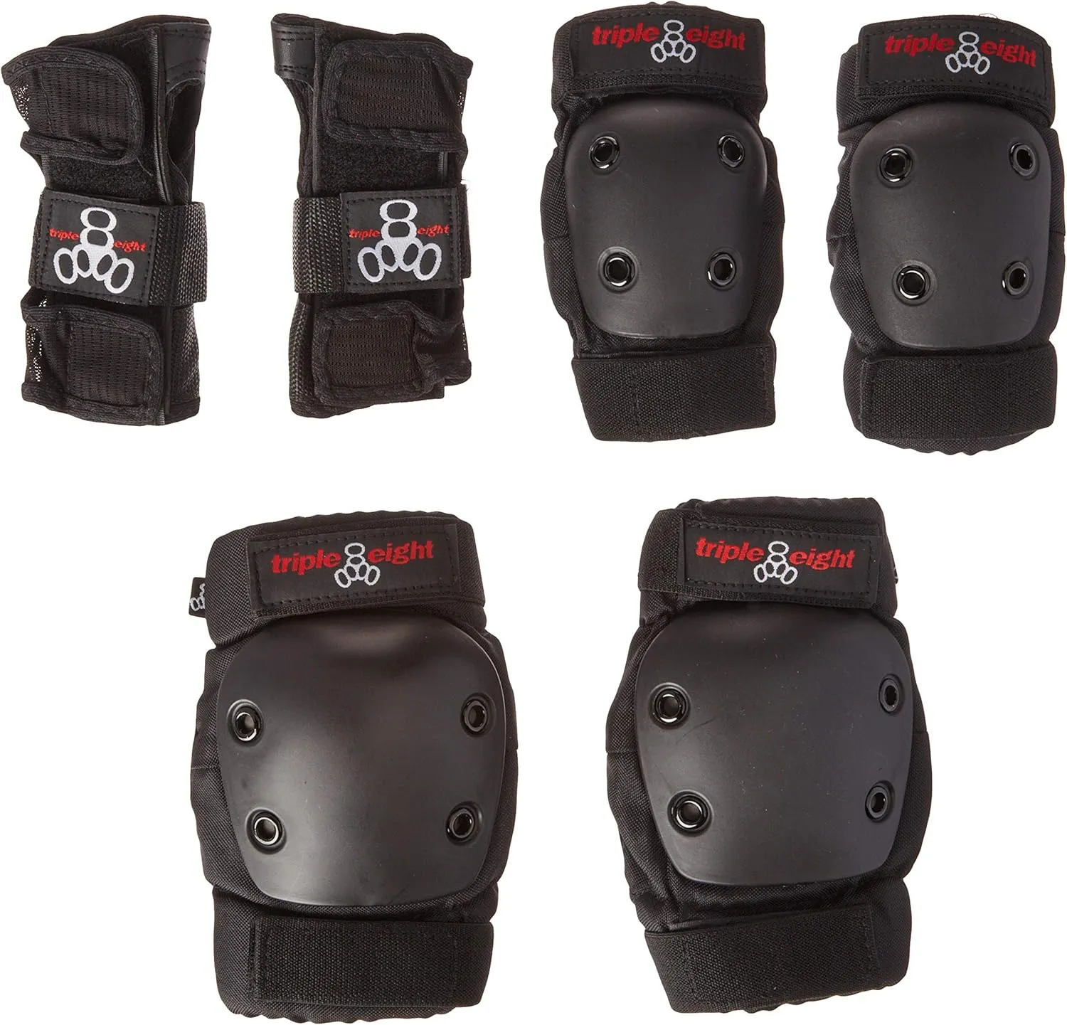 Triple Eight JR Derby Pad Set with Wristguards/Elbow/Knee, Junior