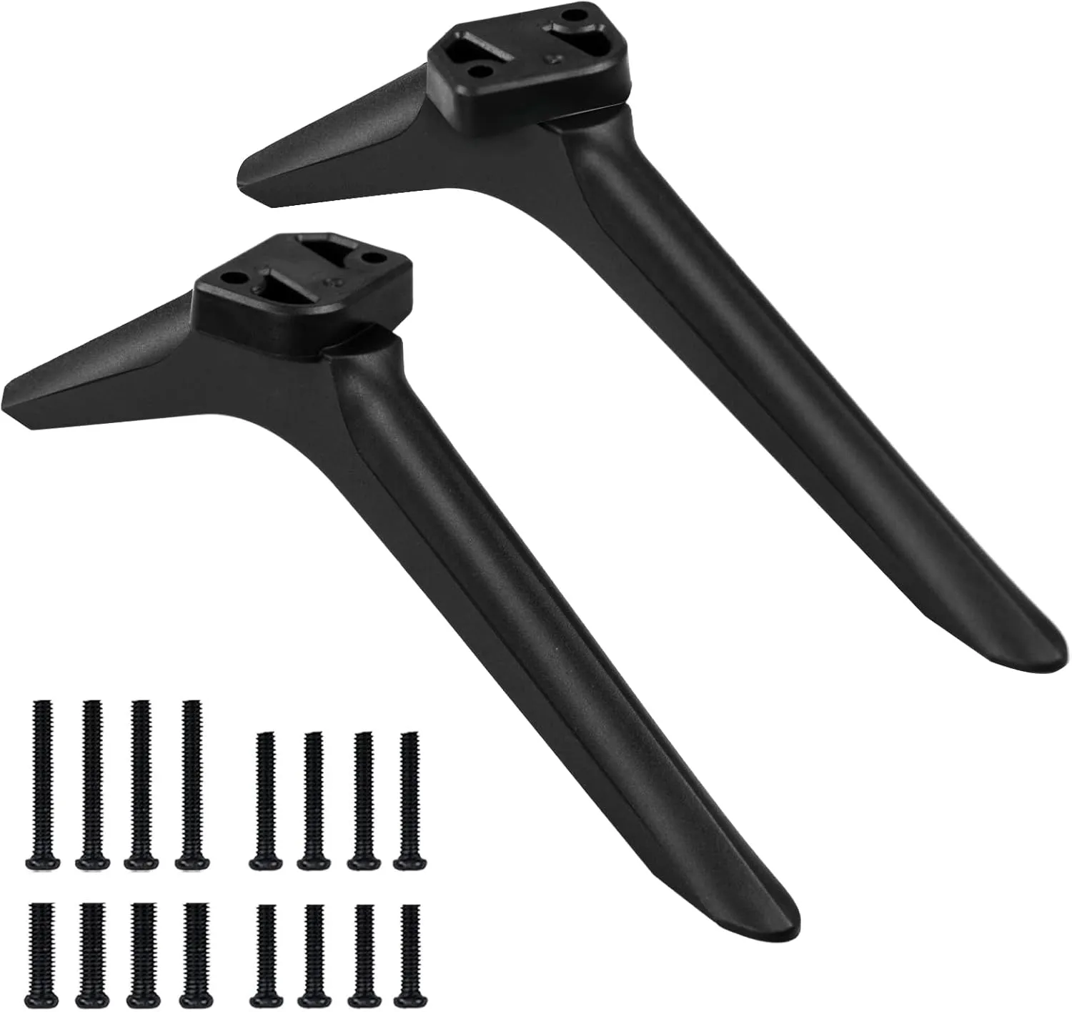 TV Base Stand for Hisense TV Legs, TV Stand Legs for Hisense 32" 43" 50" 55" 58" 65" TV, for 32H4030F3 32H4G 43R6E3 43R6E1 50R6E3 50R6E4 50R6090G 55R6E1 55R6E 55R6070G 58R6E3 65H6570F, with Screws