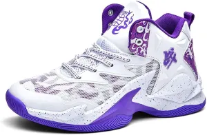 VAXAV Unisex High Top Basketball Shoes Outdoor Sports Sneakers Athletic Running Tennis Shoes