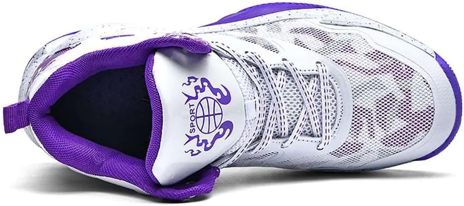 VAXAV Unisex High Top Basketball Shoes Outdoor Sports Sneakers Athletic Running Tennis Shoes