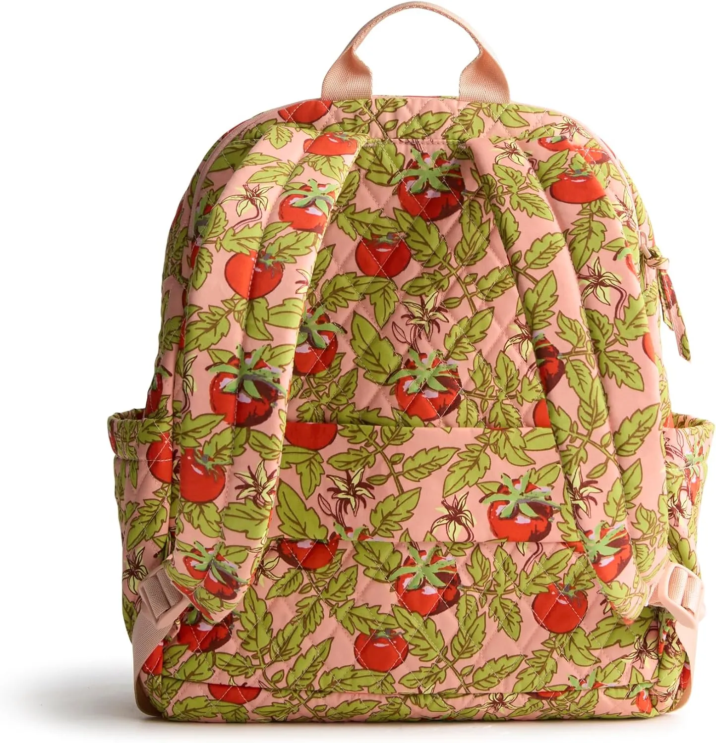 Vera Bradley Premium Cotton Bancroft Backpack, Tomato Vines