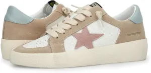 Vintage Havnaa Women's Reflex Sneaker, Taupe/Pink/Blue, 6.5