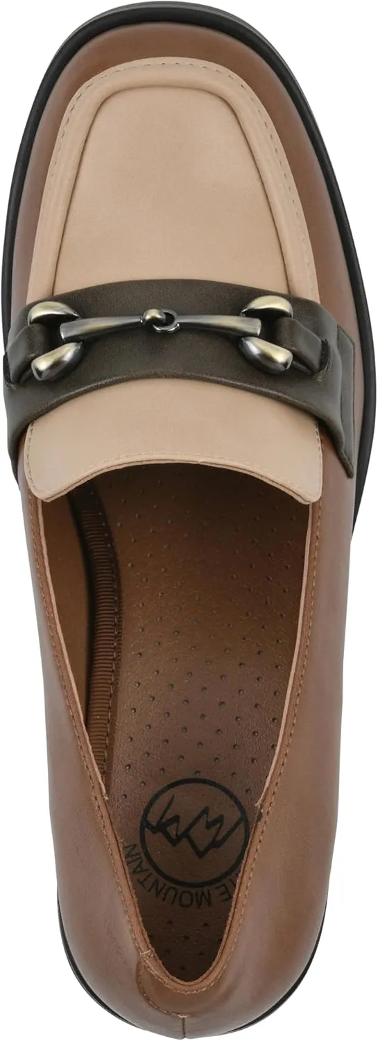 WHITE MOUNTAIN Women's Nacho Block Heel Loafer
