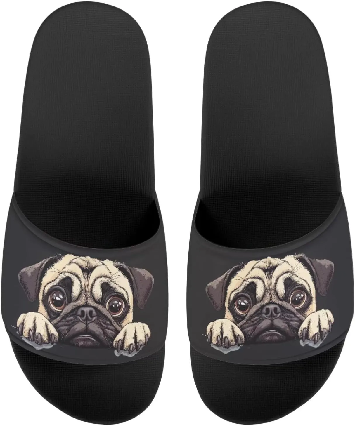 Womens Animal Printed Flat Sandals Non Slip Slide Sandals Shower Slippers Unisex Cute Summer Slide Slippers