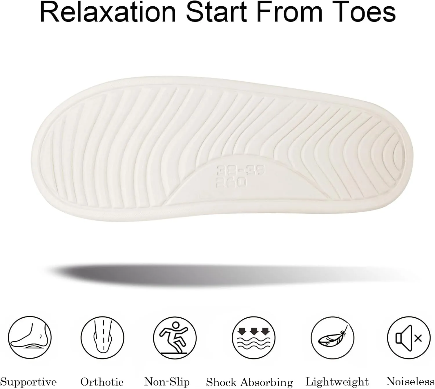 Women's Orthopedic Arch Support Open Toe House Slippers for Plantar Fasciitis Ladies Cozy Memory Foam Bedroom Gift Slippers Fluffy Corduroy Bow Crossband Slide