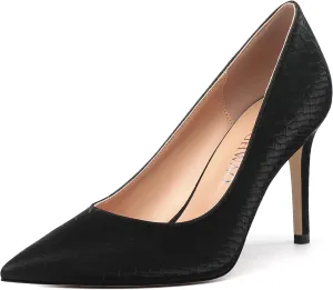 Women's Pumps, Pointed Closed Toe Stiletto High Heels, Fashion Solid High Heel Shoes for Women