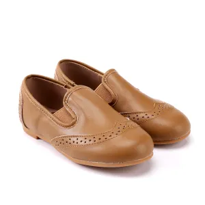 ZEEBRA CAMEL WINGTIP LOAFER [Final Sale] [FINAL SALE]